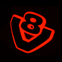 BASE LUMINOSA PER CARTELLO SCANIA V8 PICCOLO / rosso / bianco