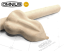 5 meter - Omnius Zelfklevende Stof met Alcantara-Look Beige