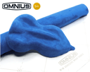 5 Meter - Omnius Zelfklevende Stof Met Alcantara-Look Blauw