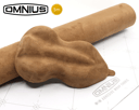 5 Meter - Omnius Zelfklevende Stof met Alcantara-Look Camel