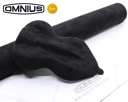 5 Meter - Omnius Självhäftande Tyg Med Alcantara-Look Svart