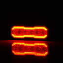 Flash M-LED orange/rouge