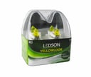 LEDSON - ASPETTO GIALLO 12V - 2 PEZZI / H3