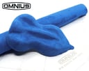 1 Meter - Omnius Zelfklevende Stof Met Alcantara-Look Blauw