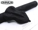 1 Meter - Omnius Självhäftande Tyg Med Svart Alcantara-Look