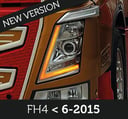 Feux de jour Volvo FH4 / Orange
