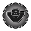AUTOCOLLANT D'EMBLÈME POUR EMBLEME UNIVERSEL -17 V8