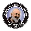 AUTOCOLLANT D'EMBLÈME POUR EMBLEME UNIVERSEL -25 PADRE PIO / Option