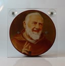 PADRE PIO - CAISSON LUMINEUX DELUXE - PLAQUE AVANT SÉPARÉE / Option