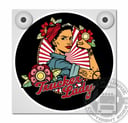 TRUCKER LADY - TATUAGGIO/ROSE - LIGHTBOX DELUXE - PIASTRA FRONTALE SEPARATA / Opzione