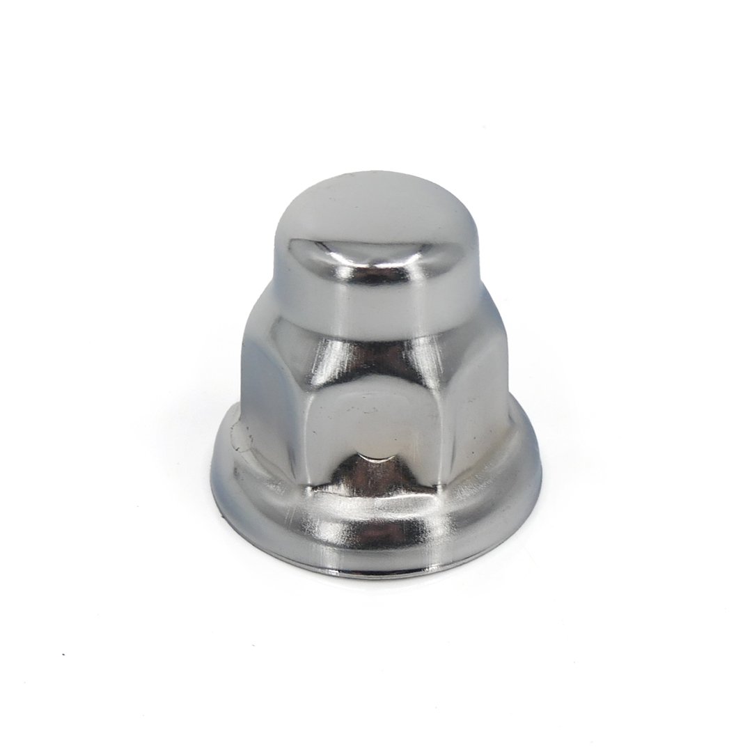 United Pacific Verchroomd Stalen Wielmoerdoppen 32mm - 10 Stuks