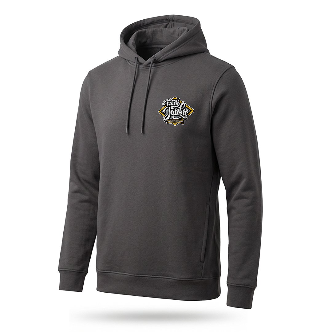 Truckjunkie Hoodie Gris Yellow Wybert