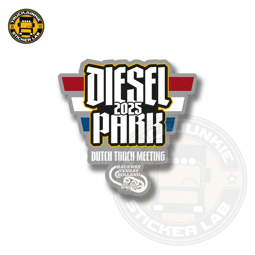 Dieselpark Autocollant couleur 10 cm