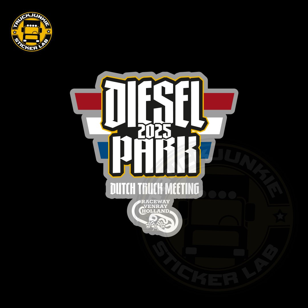 Dieselpark Autocollant couleur 10 cm