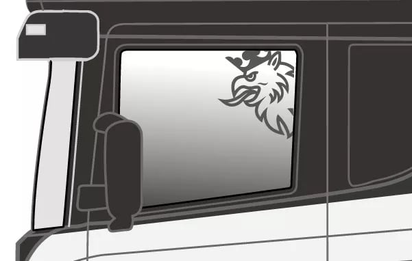 Griffioen Raamsticker Hoek