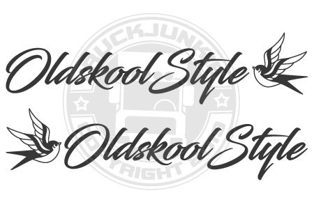 Oldskool Style Swallow – Set D'autocollants