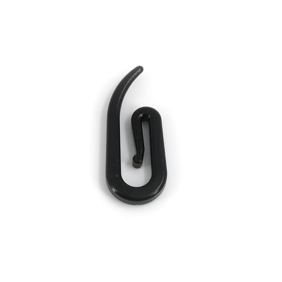 Crochets et glissières Omnius, noir, pour DAF et Mercedes, 50 pièces