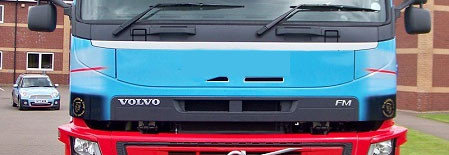 Panneau de Plaque Avant Volvo FH 4 FM FMX Résistant aux UV ABS Blanc Hiver 1103
