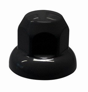 Capuchons d'écrou de roue en plastique noir 32mm Hauteur 46mm Paquet de 20 pièces