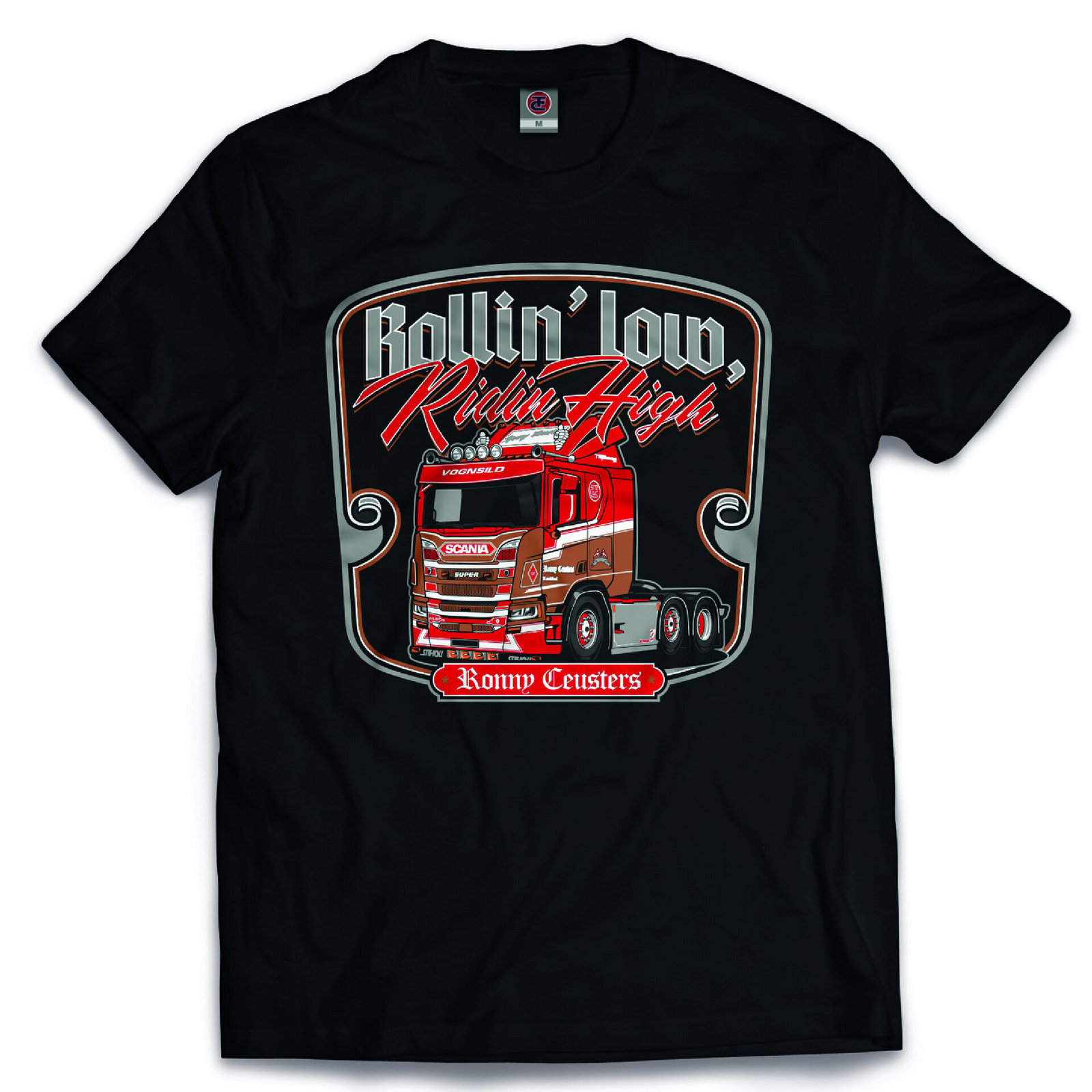 Ronny Ceusters T-shirt Laakdal Rollin Low Riding High