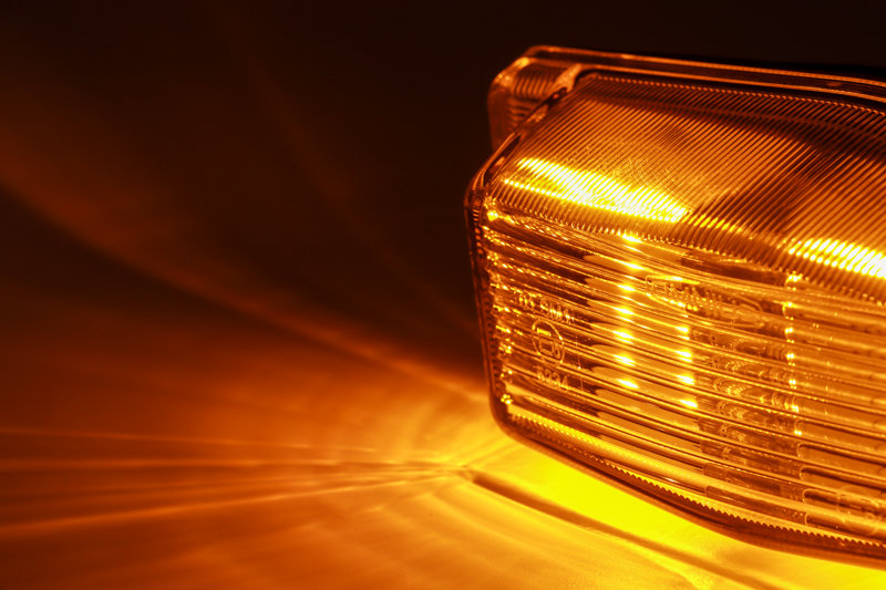Omnius Oldskool LED Double brûleur Orange vif + Cadre