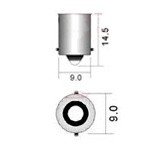 Ledson Lampadina LED BA9s 24V Bianca Xenon