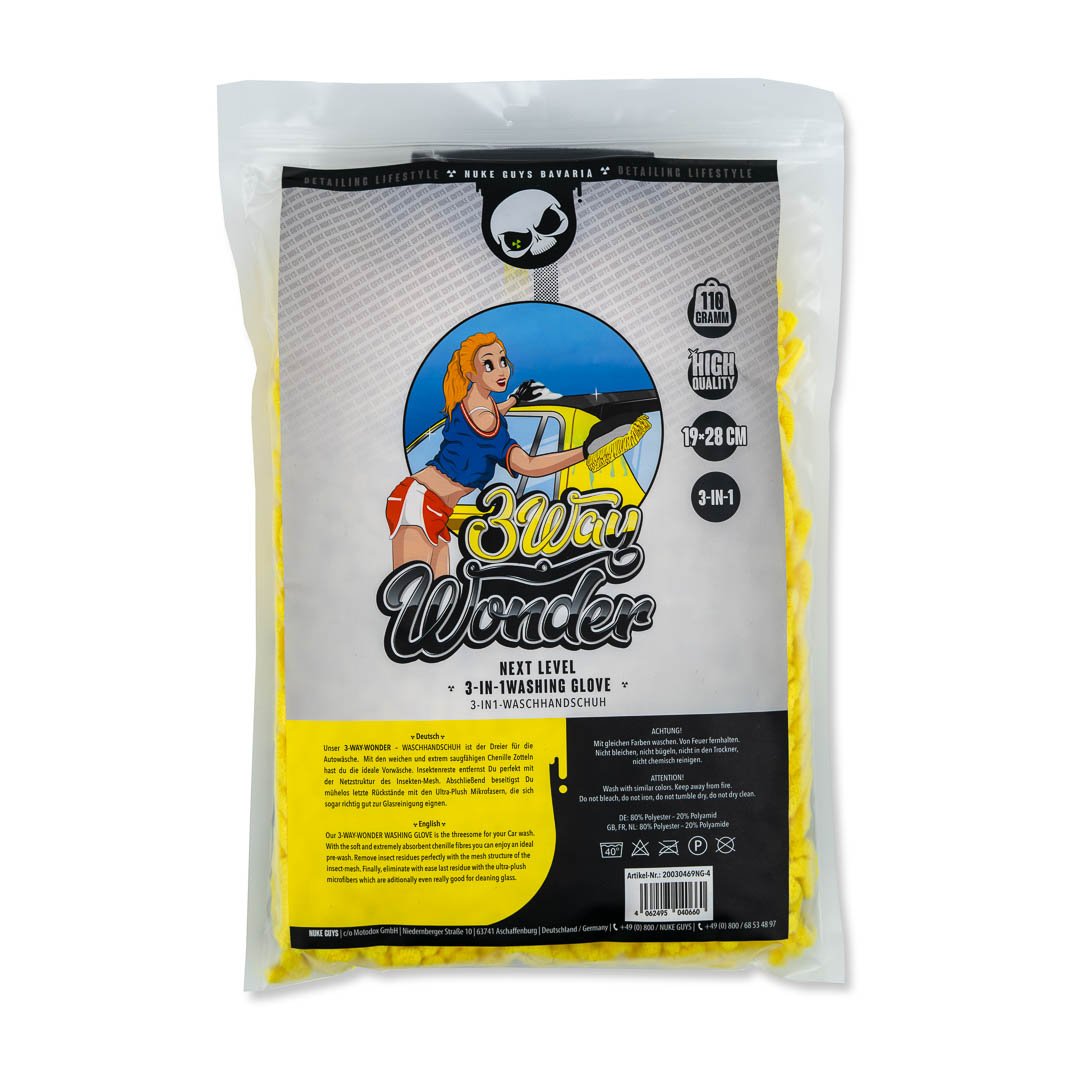 Nuke Guys Guanto Lavaggio 3 in 1 XL