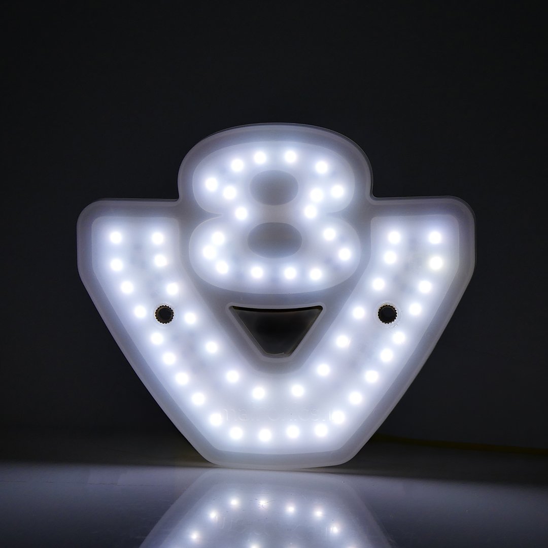Base lumineuse pour emblème Scania V8, étanche