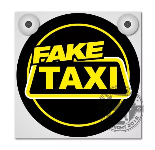 Faux Boîtier de Signalisation de Taxi Deluxe Complet