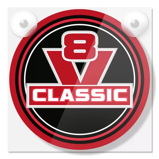V8 Classique Rouge Boîte Lumineuse Deluxe Complète
