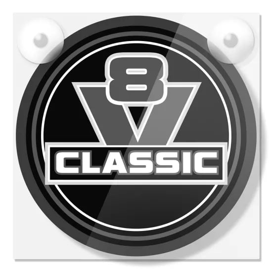 V8 Classique Noir boîte lumineuse Deluxe Complète