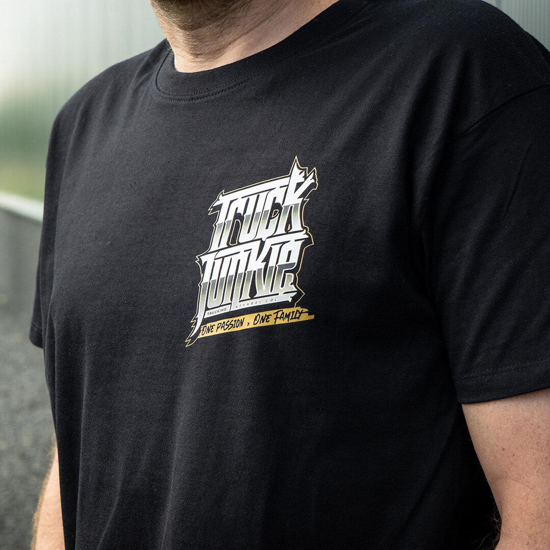 Truckjunkie One Passion One Family - T-shirt noir