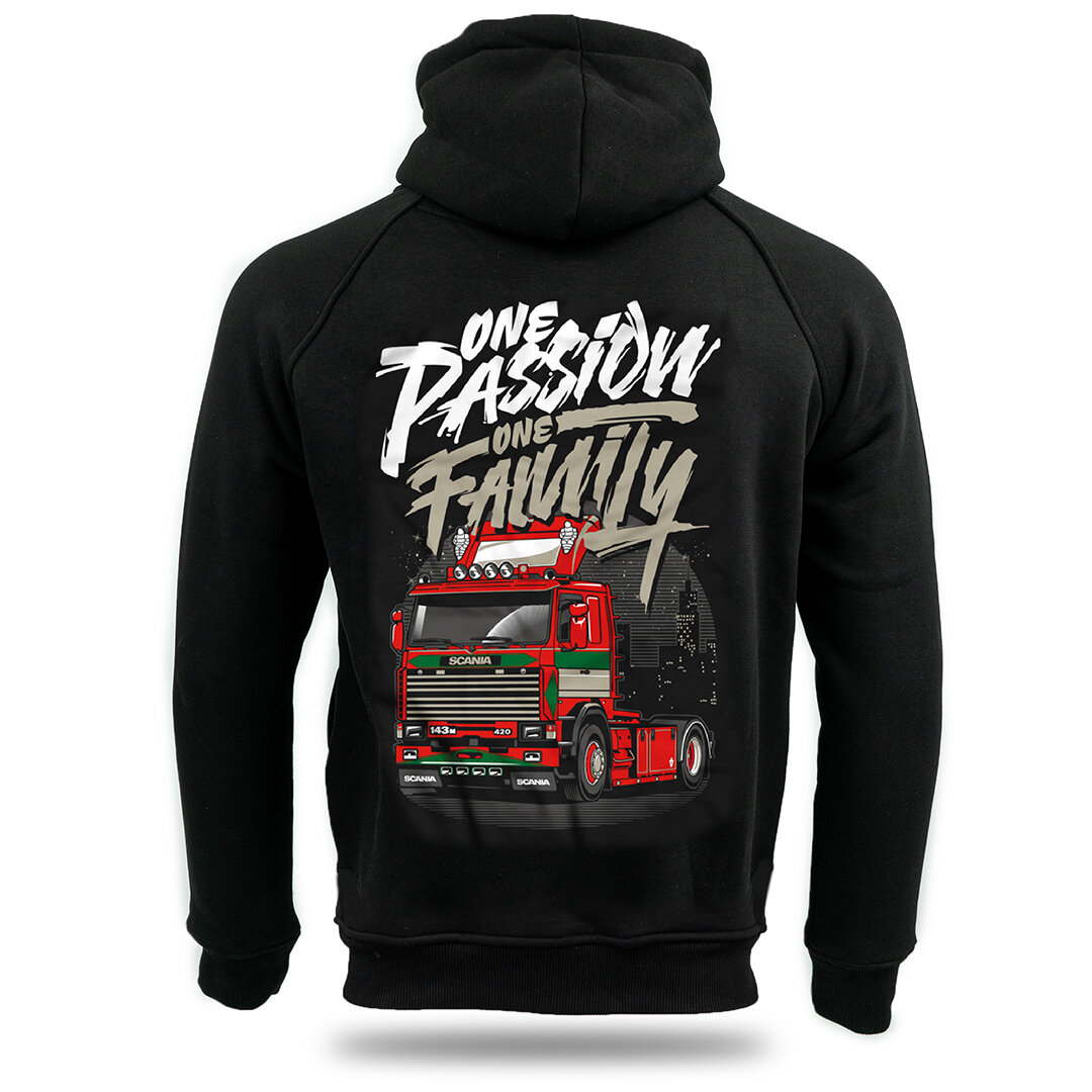 Truckjunkie Felpa Una Passione Una Famiglia Graffity Camion