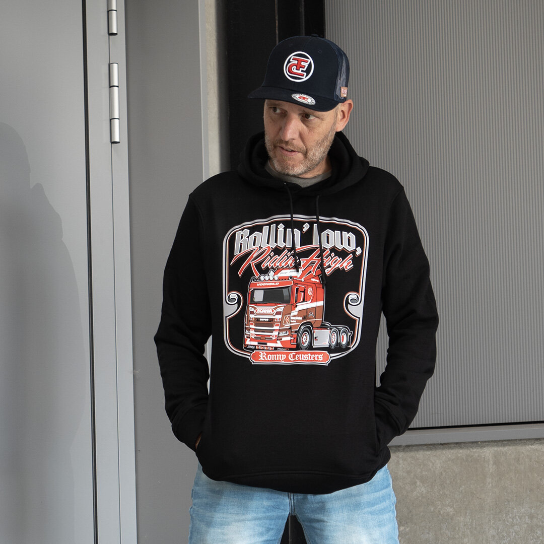Ronny Ceusters Felpa Rollin Low Riding High Nero Laakdal