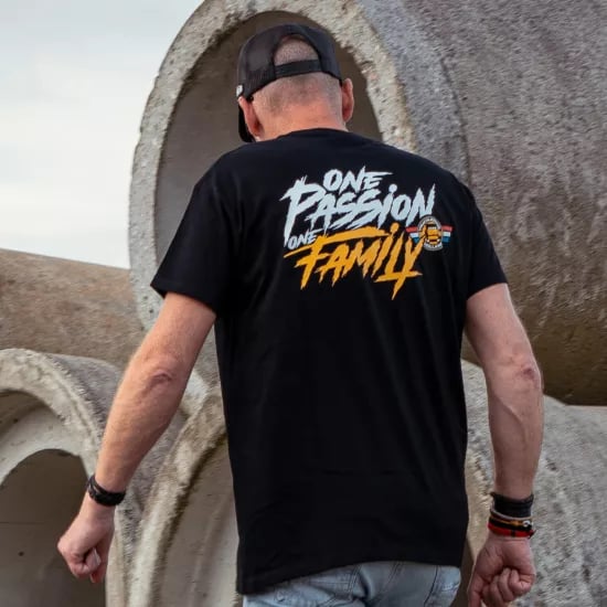 Truckjunkie T-Shirt Une Passion Une Famille Graffiti