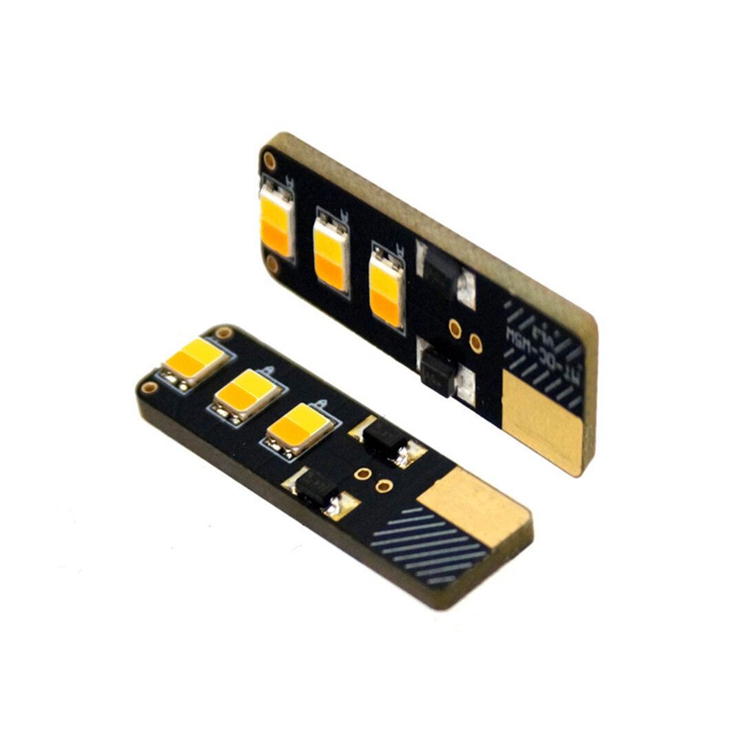 Ensemble de lampes à LED T10 W5W à fiche commutable
