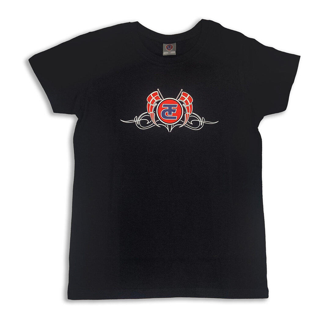 T-shirt Femme Ronny Ceusters Laakdal Noir