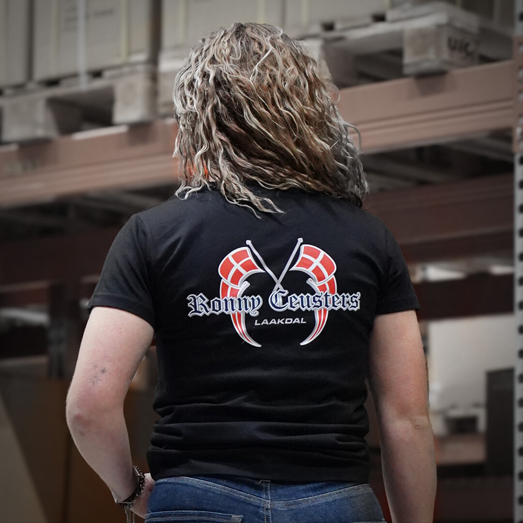 T-shirt Femme Ronny Ceusters Laakdal Noir