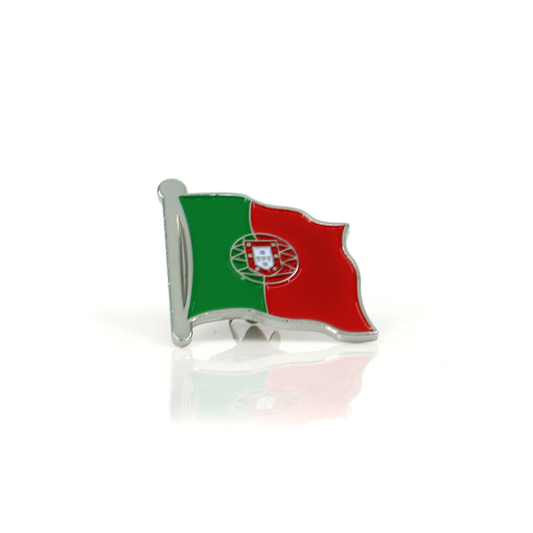 Pin couleur argent Portugal 2,5x2,5cm