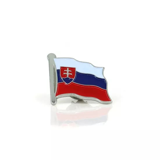 Épingle Slovaquie Argent 2,5x2,5cm