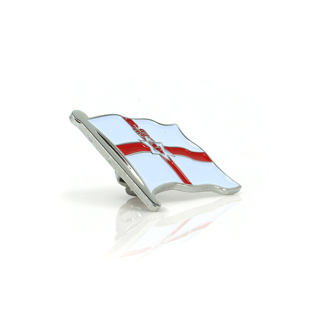 Épingle Irlande du Nord Argent 2,5x2,5cm