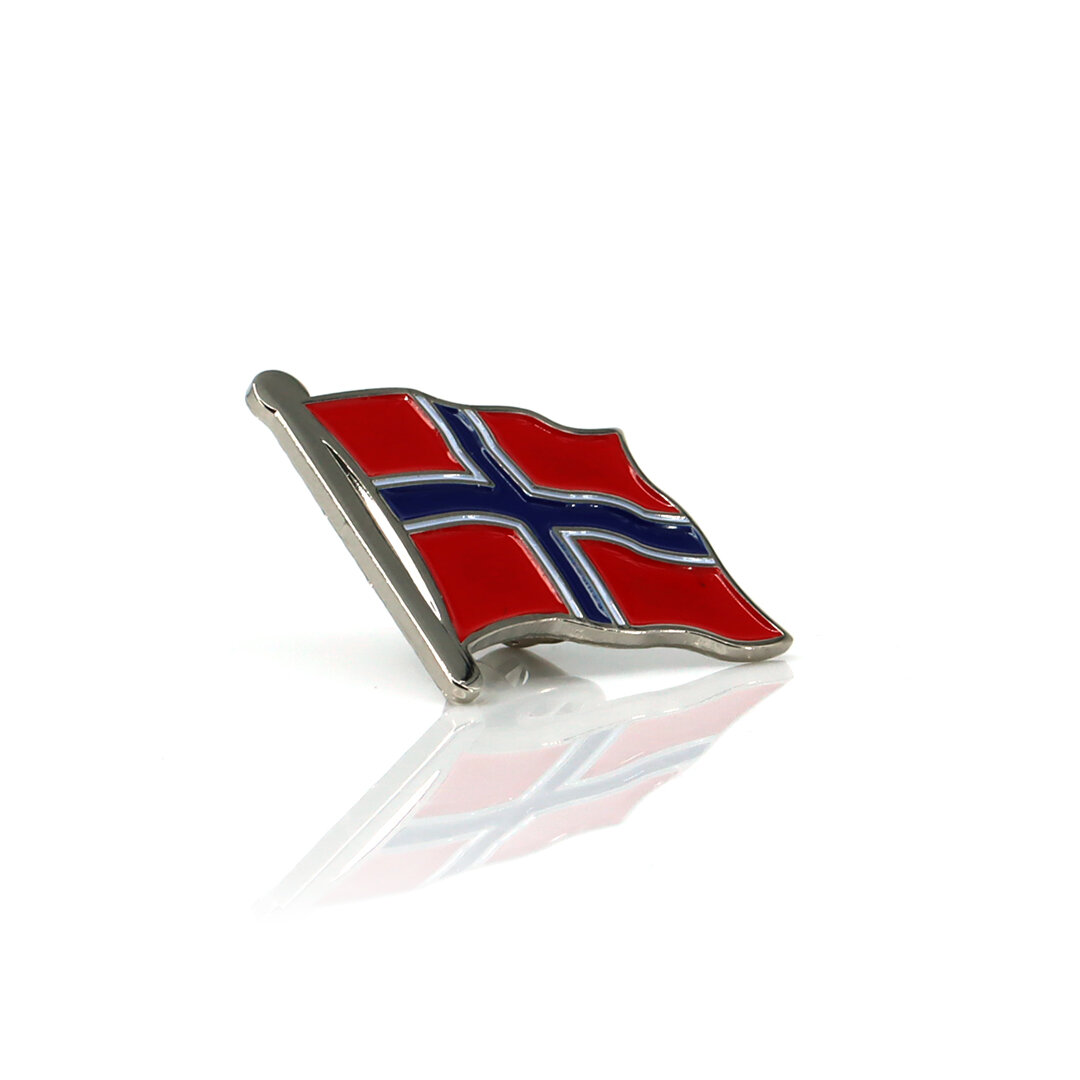 Épingle Norvège Argent 2,5x2,5cm