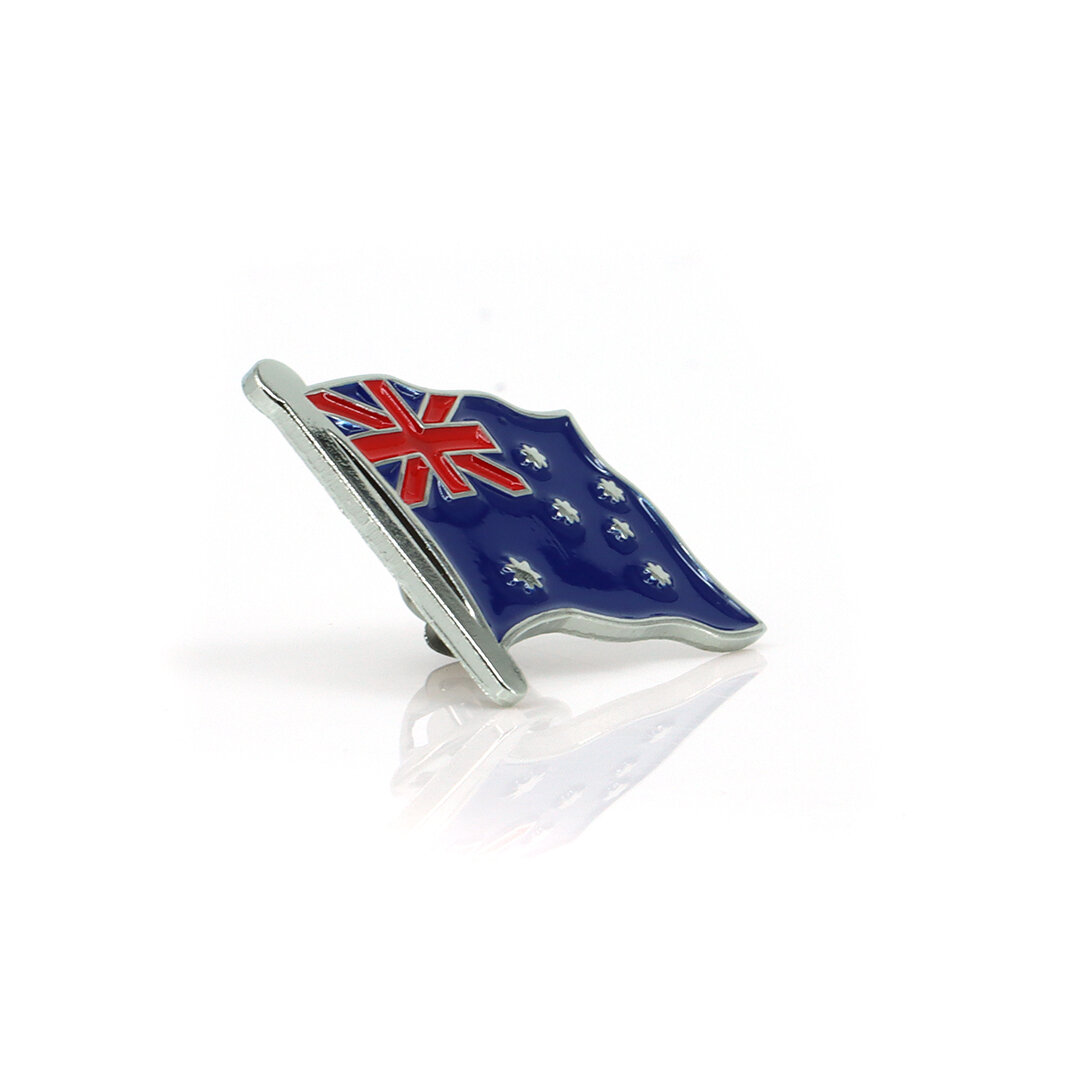 Épingle Australie Argent 2,5x2,5cm