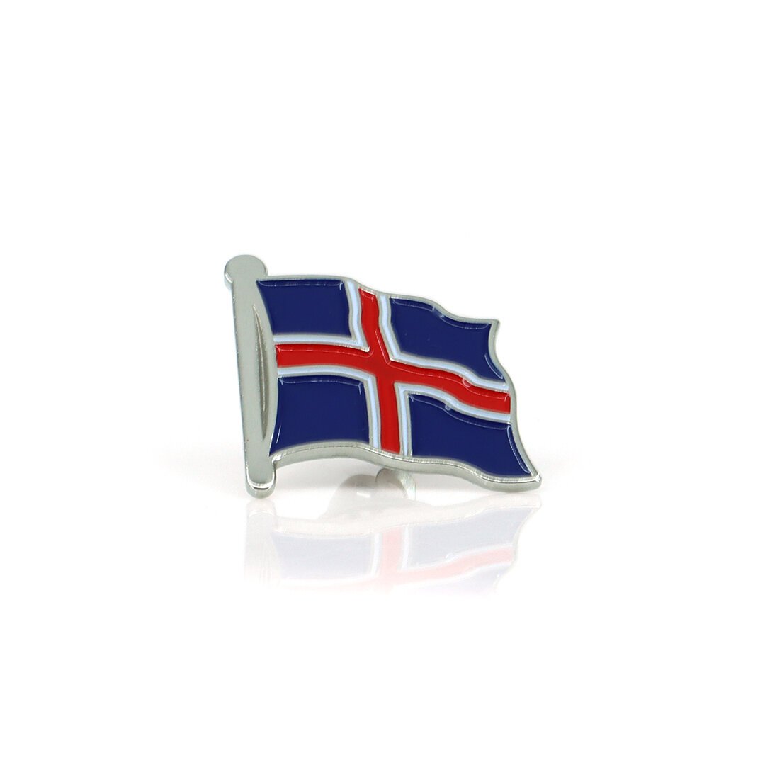 Épingle Islande Argent 2,5x2,5cm