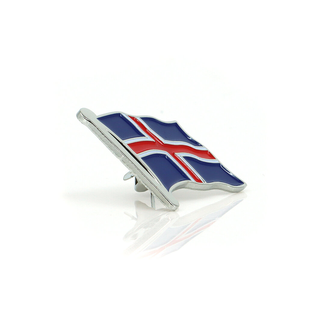 Épingle Islande Argent 2,5x2,5cm