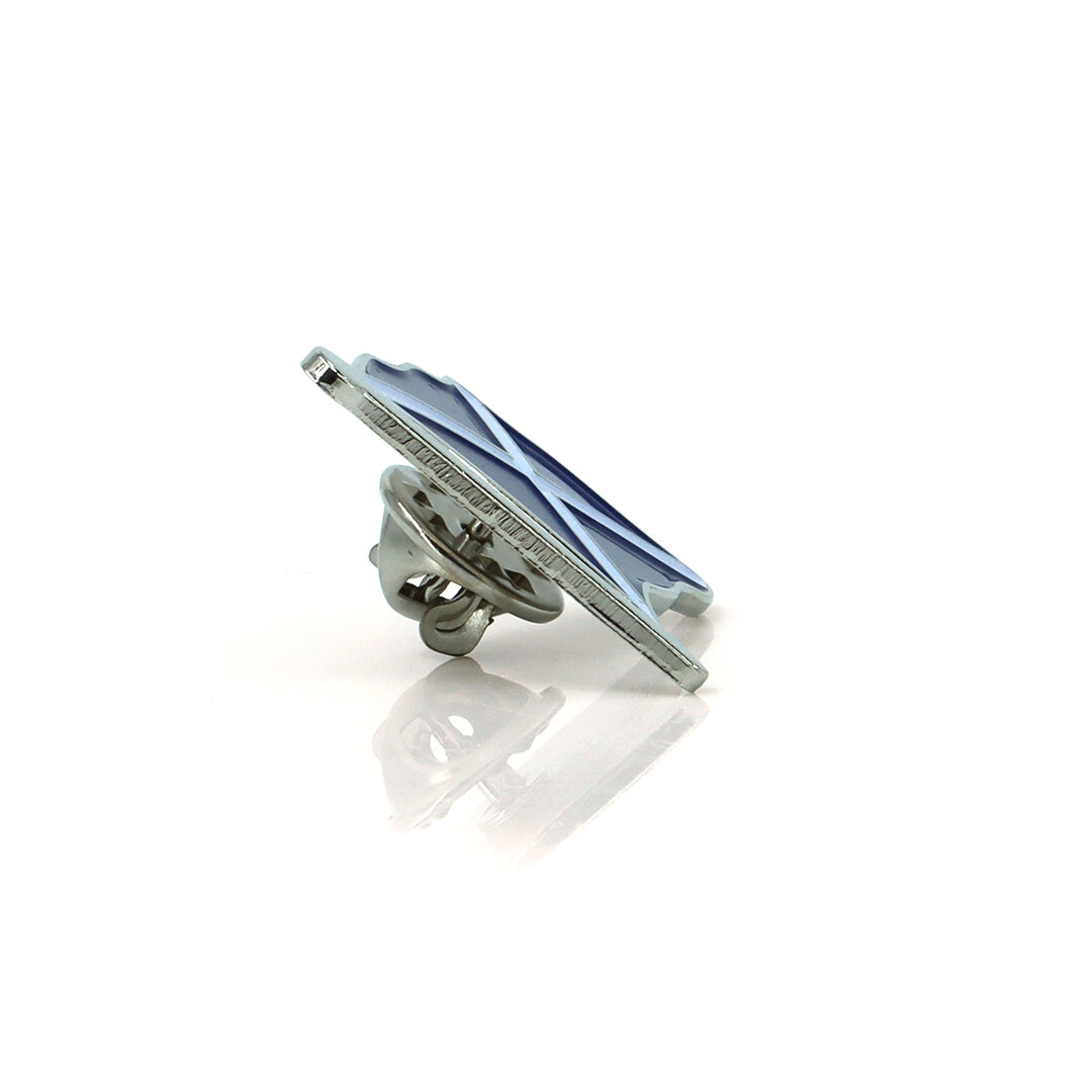 Épingle Écosse Argent 2,5x2,5cm