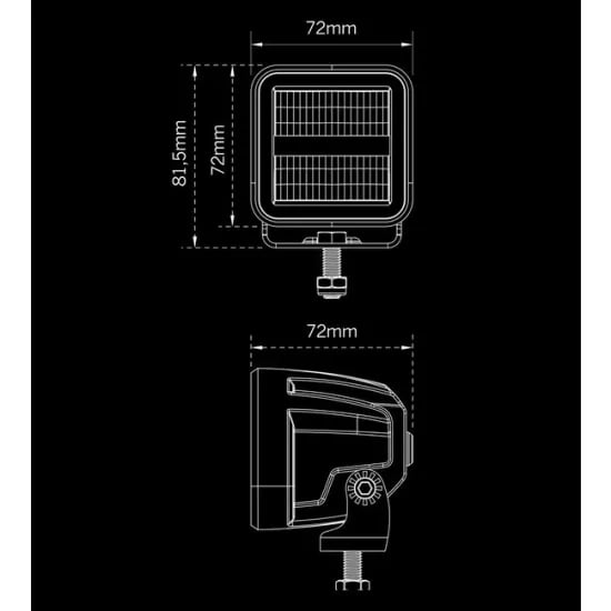 STRANDS Siberia XP Red Panda Lumière Auxiliaire 3150 Lumen Portée 151m 5700K IP69K