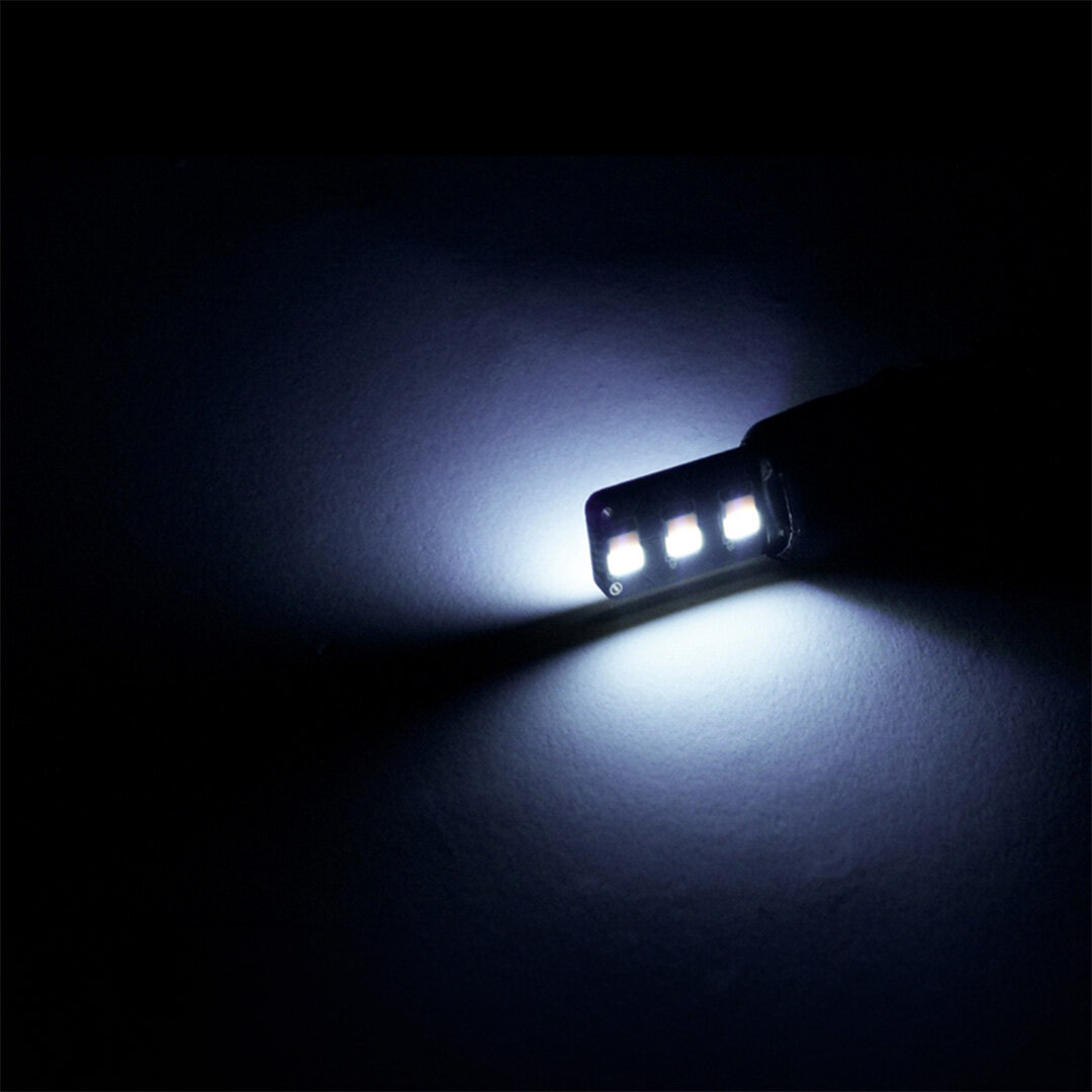 Ensemble de lampes à LED T10 W5W à fiche commutable