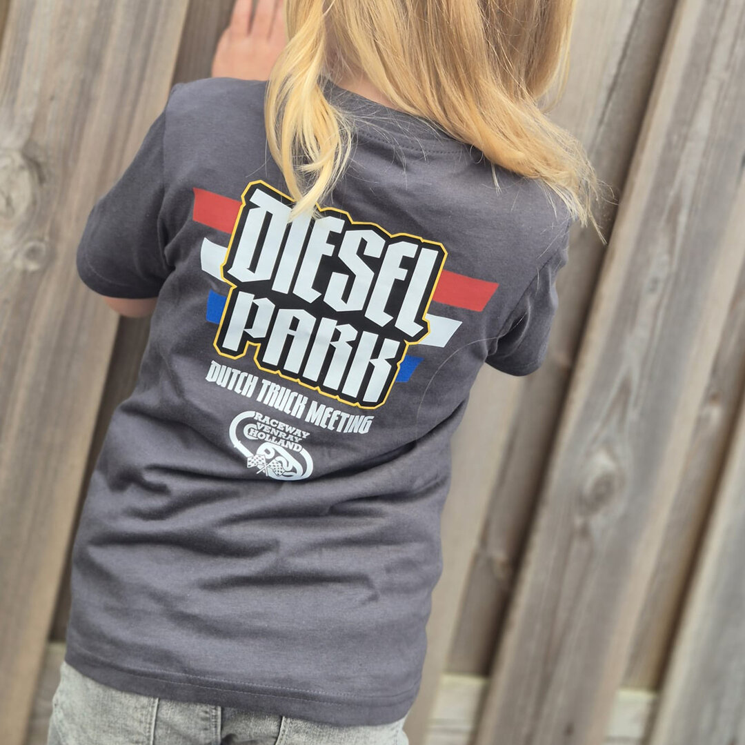 TRUCKJUNKIE Dieselpark 2025 T-shirt pour enfant gris