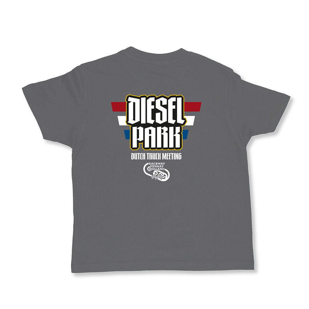 TRUCKJUNKIE Dieselpark 2025 T-shirt pour enfant gris